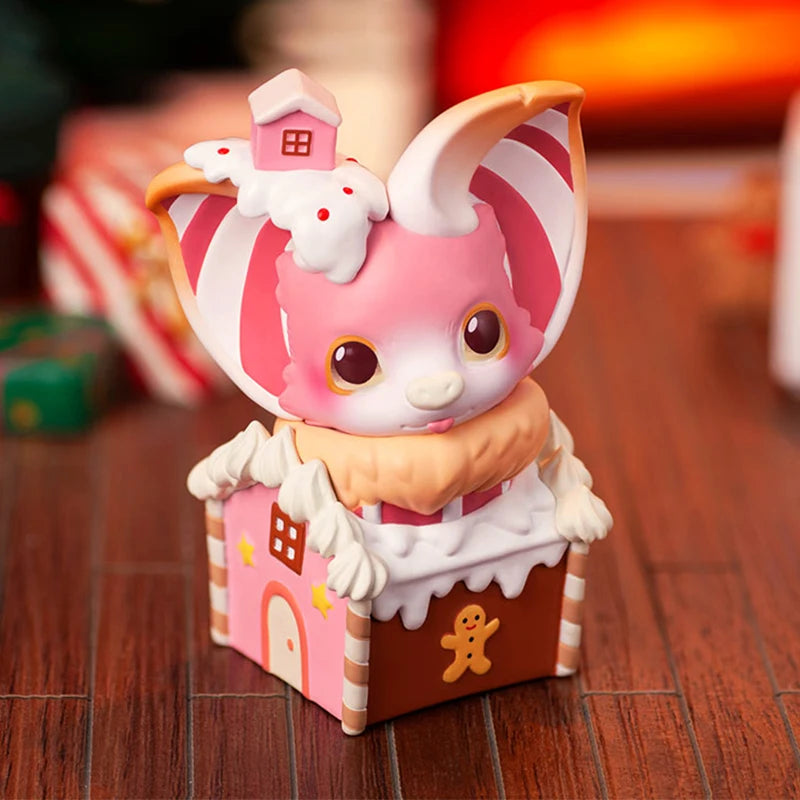 POP MAR Yoki Christmas Series Series Mystery Box 1PC/12PCS Blind Box Action Figure Cute Toy Ho HoVerra