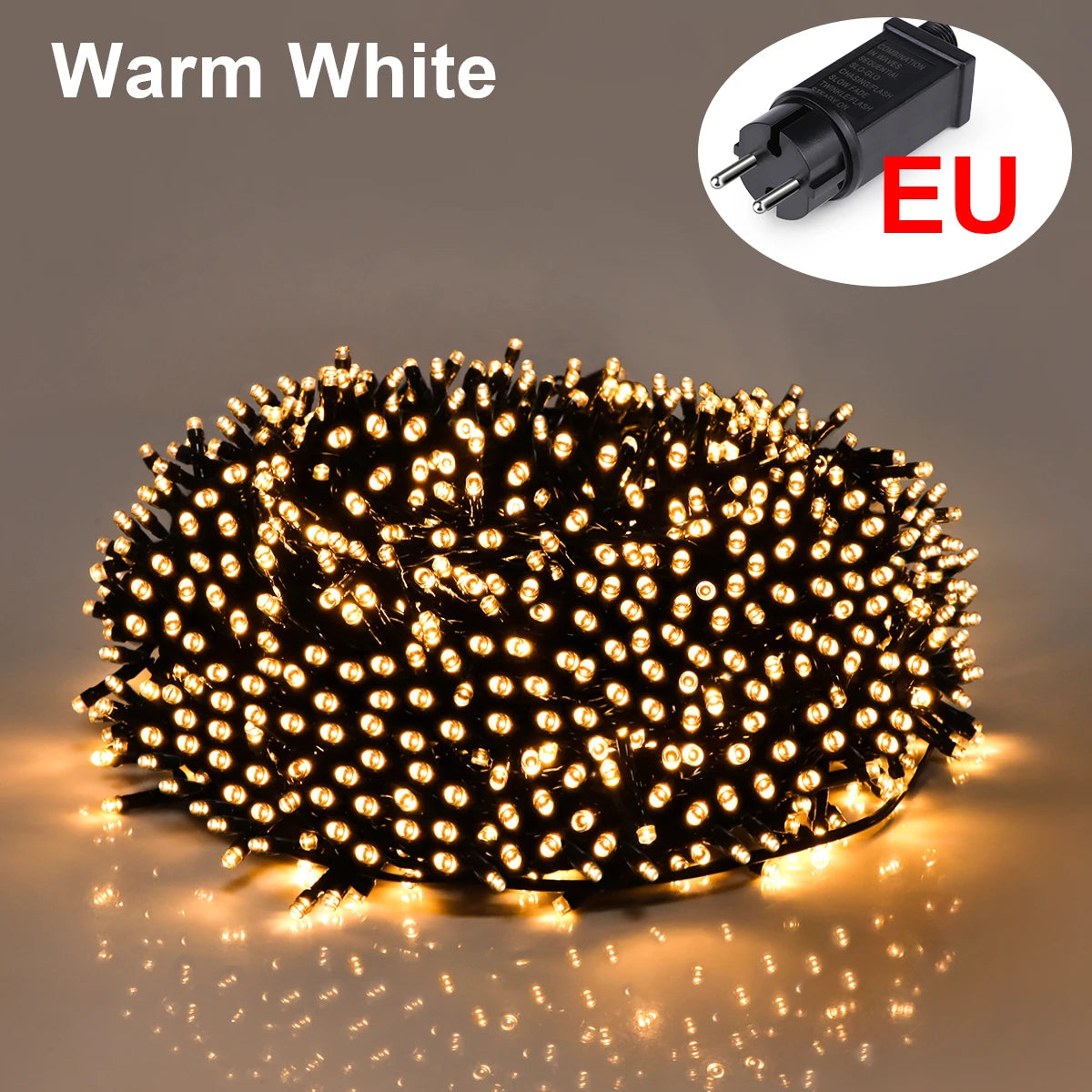 10M-100M Fairy Lights LED String Garland Christmas Light Waterproof Outdoor Indoor For Tree Street Wedding Party 2024 Decoration  Ho HoVerra