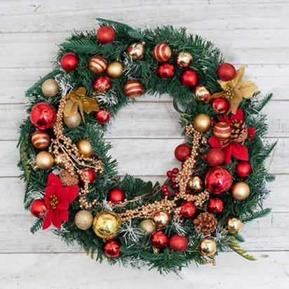 50Pcs/box Christmas Tree Balls Ornament Red Gold Hanging Bauble Pendant 2025 Christmas Decoration for Home 2026 New Year Gifts  Ho HoVerra