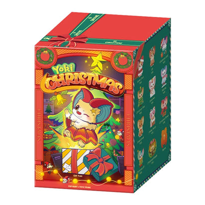 POP MAR Yoki Christmas Series Series Mystery Box 1PC/12PCS Blind Box Action Figure Cute Toy  Ho HoVerra