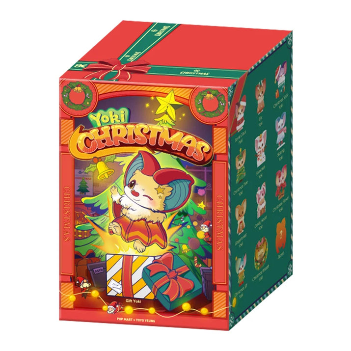 POP MAR Yoki Christmas Series Series Mystery Box 1PC/12PCS Blind Box Action Figure Cute Toy  Ho HoVerra