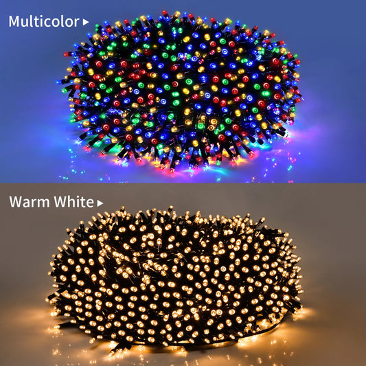 10M-100M Fairy Lights LED String Garland Christmas Light Waterproof Outdoor Indoor For Tree Street Wedding Party 2024 Decoration  Ho HoVerra