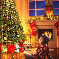 LED Christmas Waterfall Fairy String Light with Topper Star Christmas Tree Decoration 2025 for Home Navidad Natal New Year 2026  Ho HoVerra