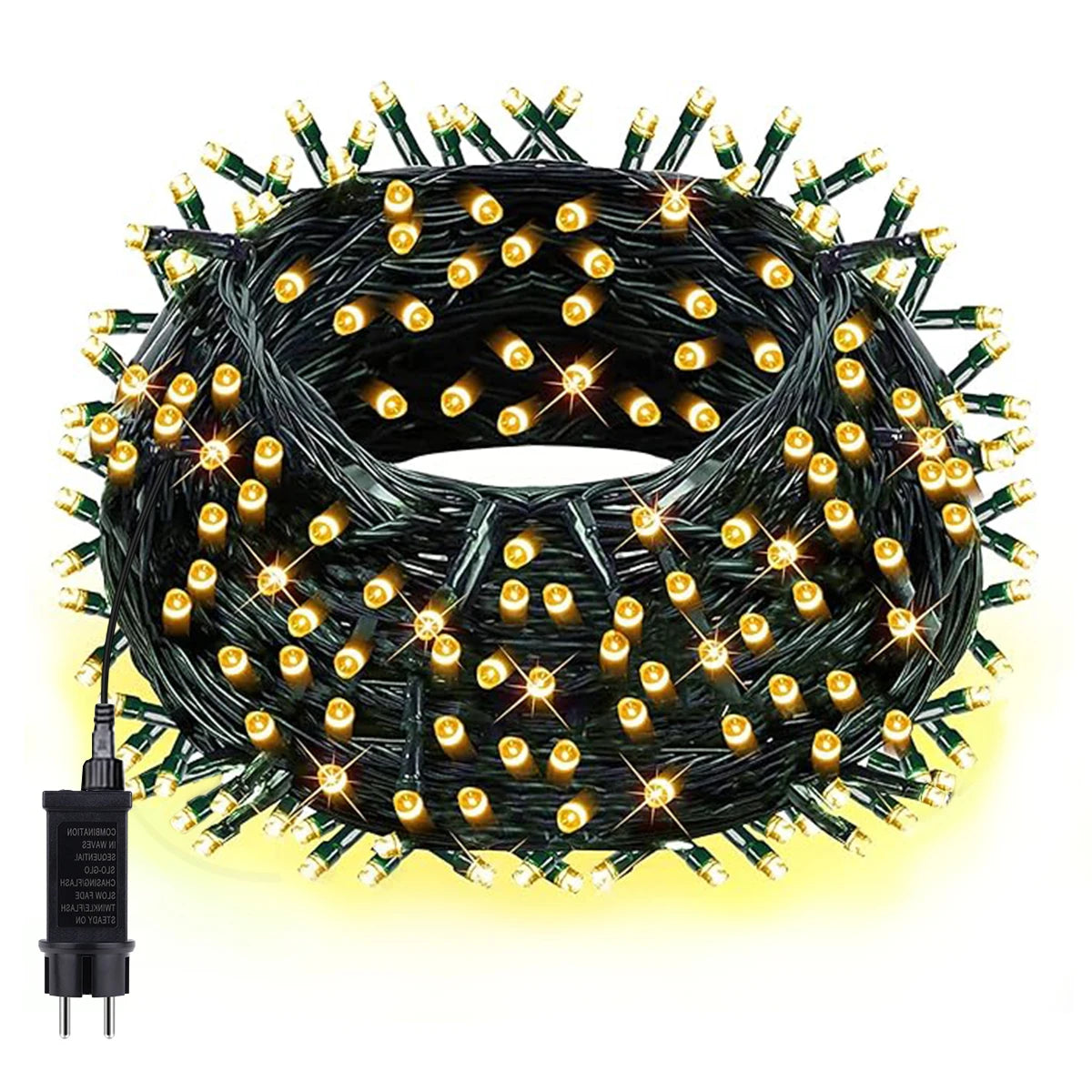 10M-100M Fairy Lights LED String Garland Christmas Light Waterproof Outdoor Indoor For Tree Street Wedding Party 2024 Decoration  Ho HoVerra