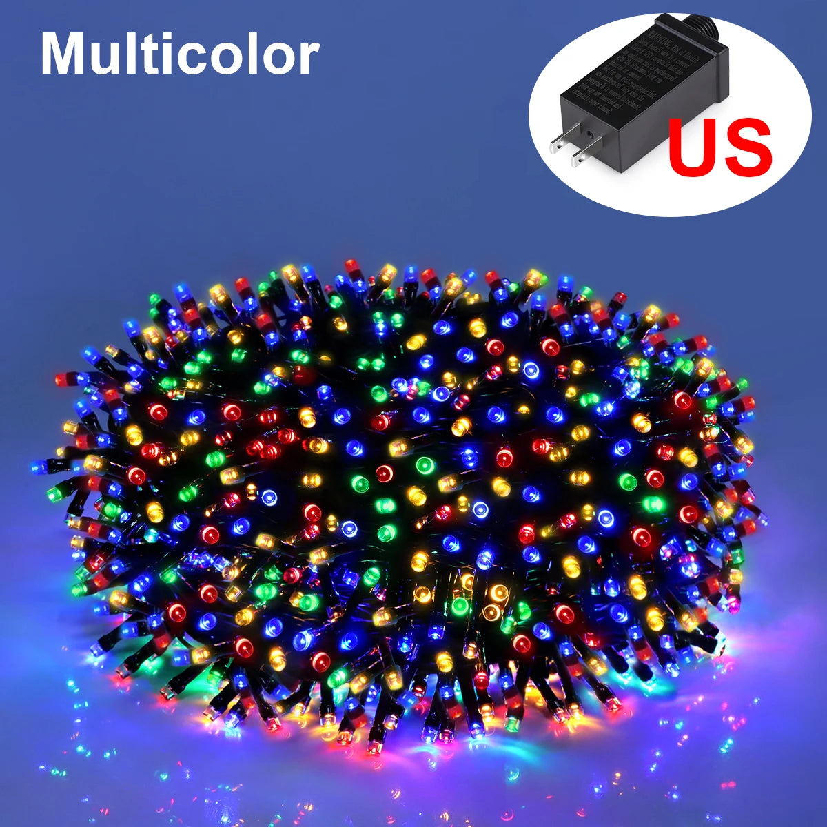 10M-100M Fairy Lights LED String Garland Christmas Light Waterproof Outdoor Indoor For Tree Street Wedding Party 2024 Decoration  Ho HoVerra