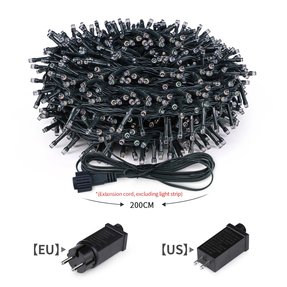10M-100M Fairy Lights LED String Garland Christmas Light Waterproof Outdoor Indoor For Tree Street Wedding Party 2024 Decoration  Ho HoVerra