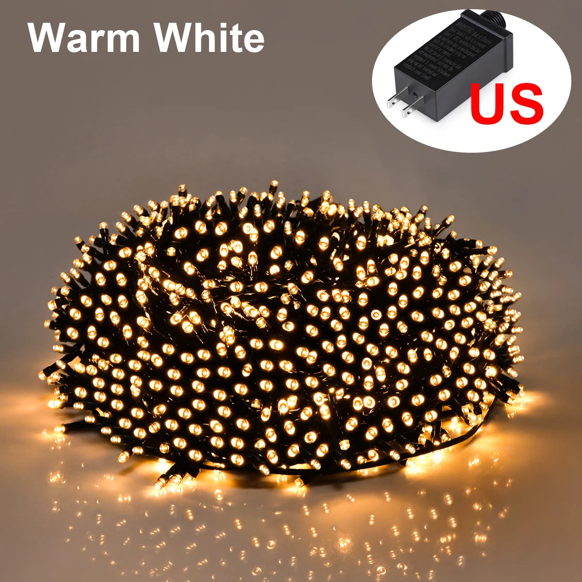 10M-100M Fairy Lights LED String Garland Christmas Light Waterproof Outdoor Indoor For Tree Street Wedding Party 2024 Decoration  Ho HoVerra