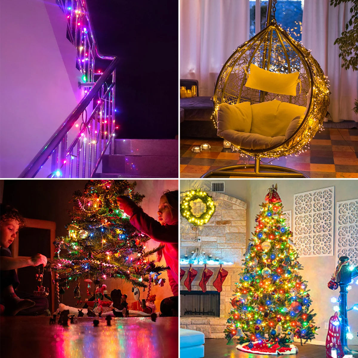 10M-100M Fairy Lights LED String Garland Christmas Light Waterproof Outdoor Indoor For Tree Street Wedding Party 2024 Decoration  Ho HoVerra